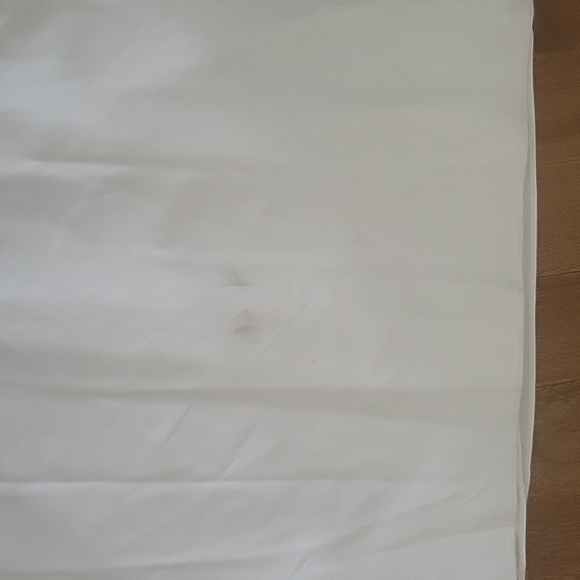 NWT Aidan Mattox Cowl Neck Crystal Straps Satin Gown in Ivory 6 - Picture 10 of 11